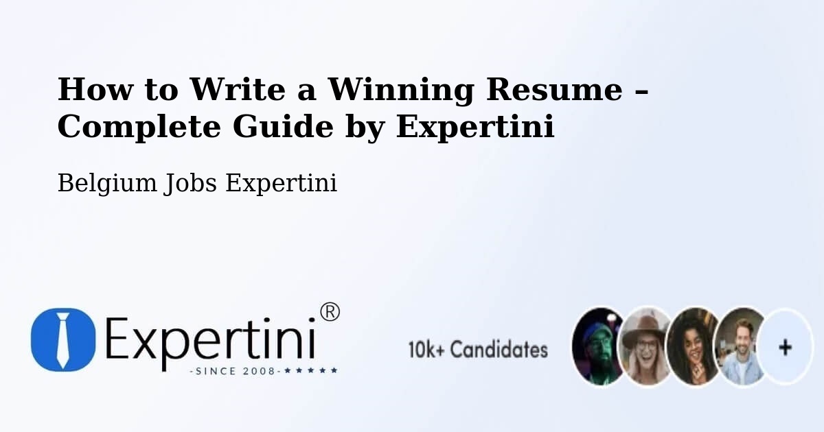 Resume Writing Guide for Job Seekers – Nazareth - Nazareth, Belgium Jobs Expertini